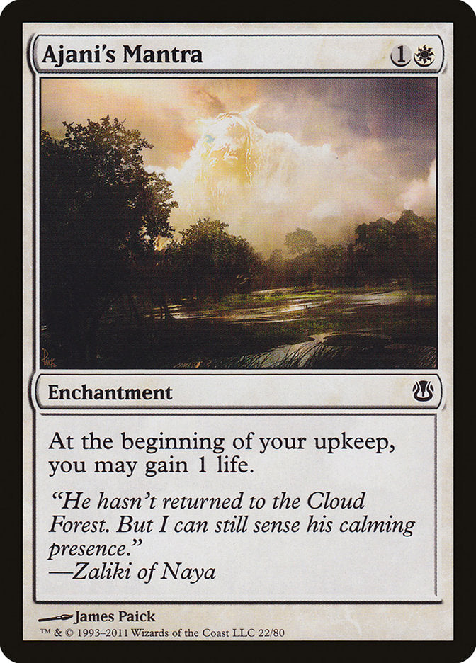 Ajani's Mantra front