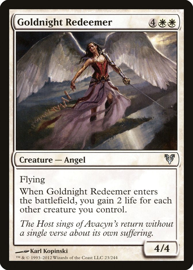 Goldnight Redeemer front