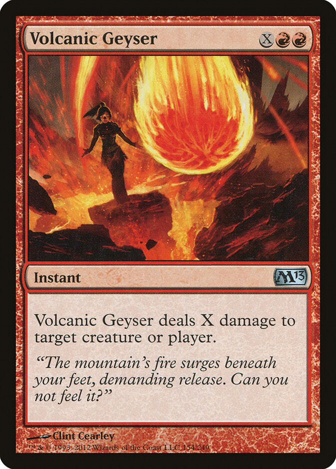 Volcanic Geyser front