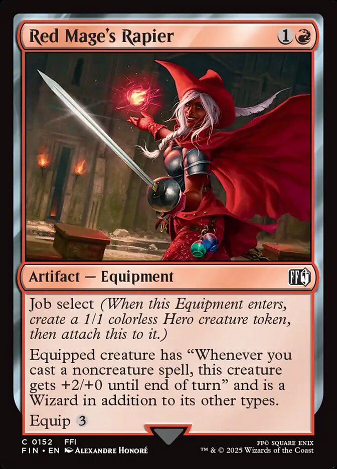 Red Mage's Rapier front