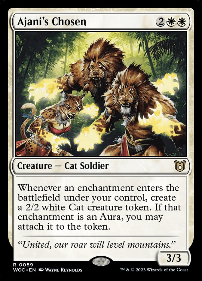 Ajani's Chosen front