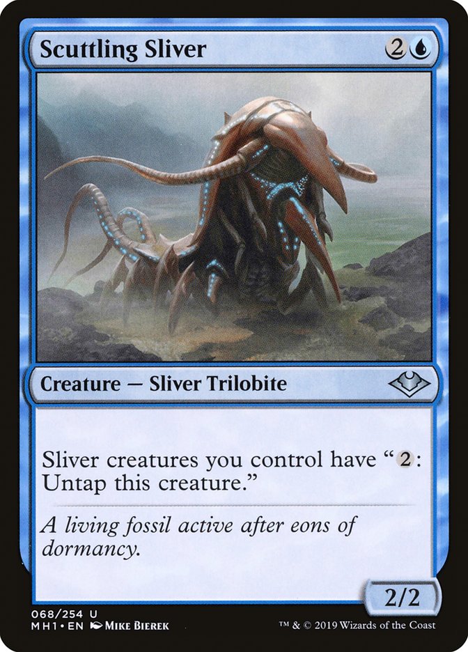 Scuttling Sliver front