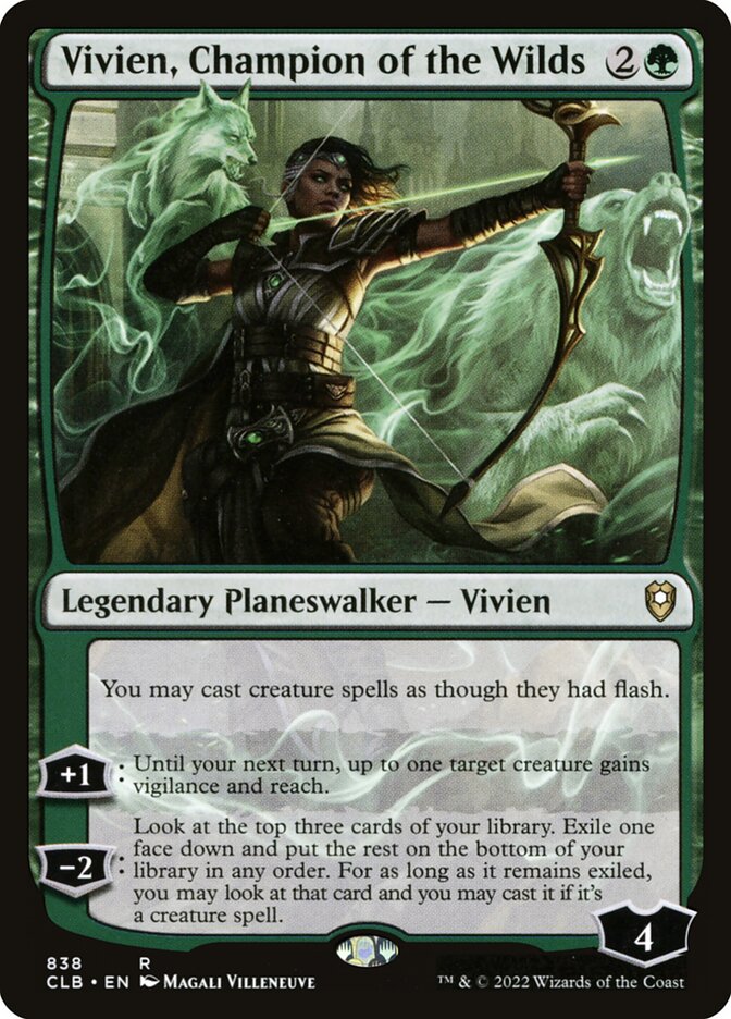 Vivien, Champion of the Wilds front