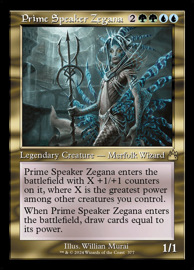 Prime Speaker Zegana front
