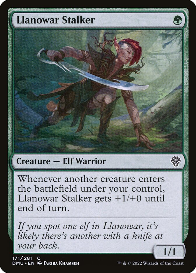 Llanowar Stalker front