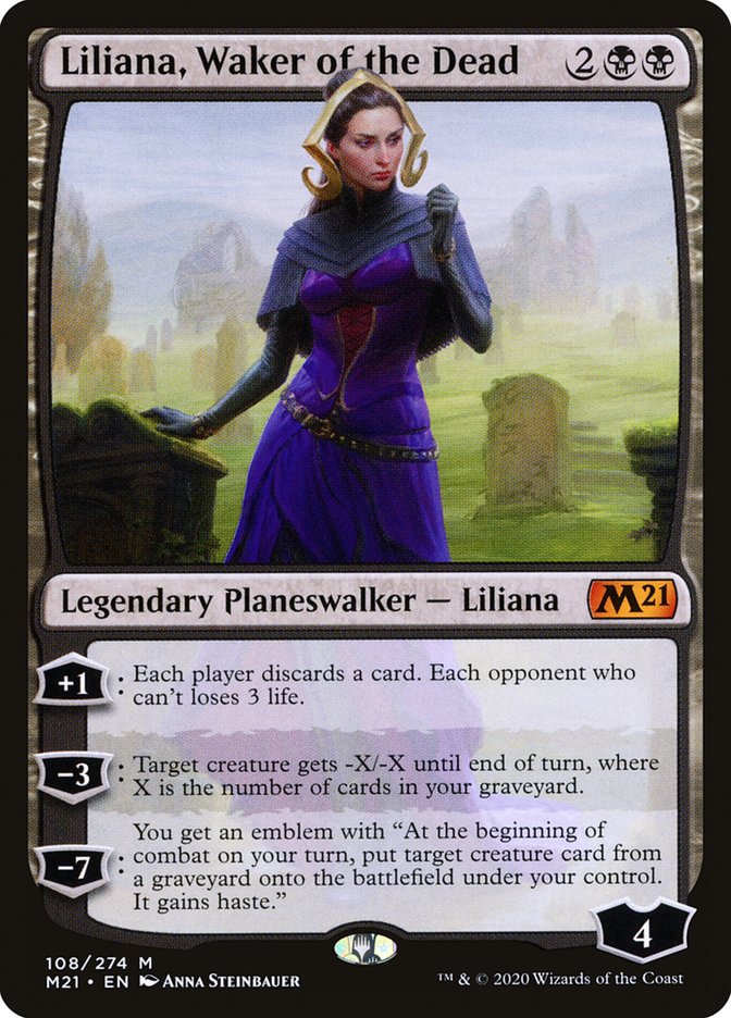 Liliana, Waker of the Dead front