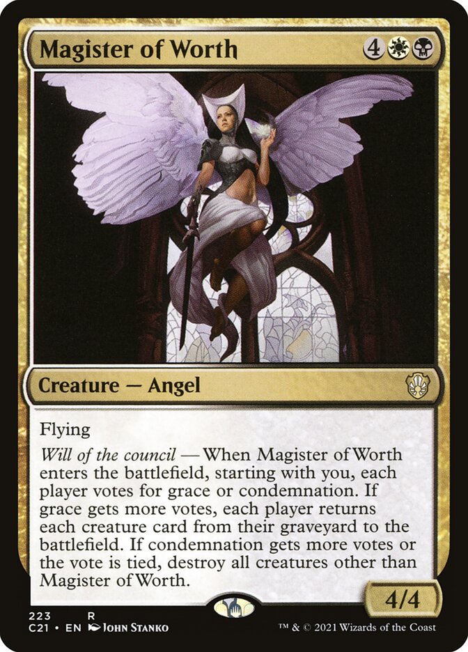 Magister of Worth front
