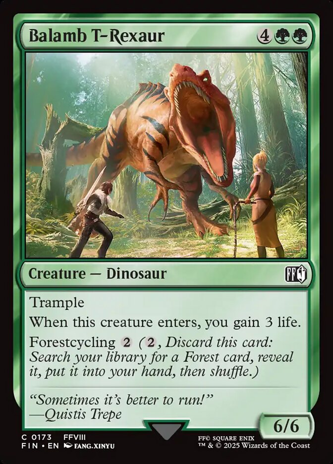 Balamb T-Rexaur front