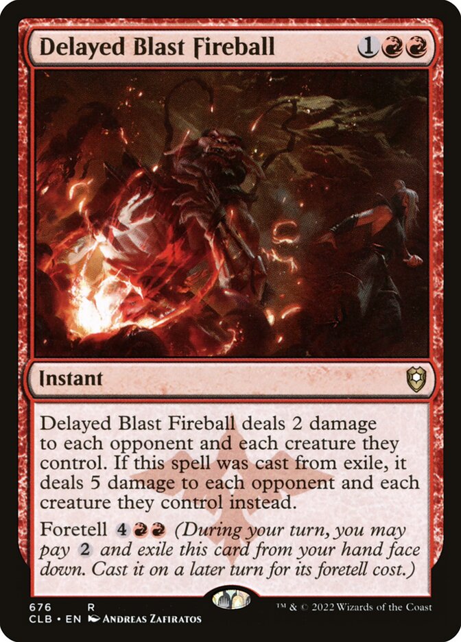 Delayed Blast Fireball front