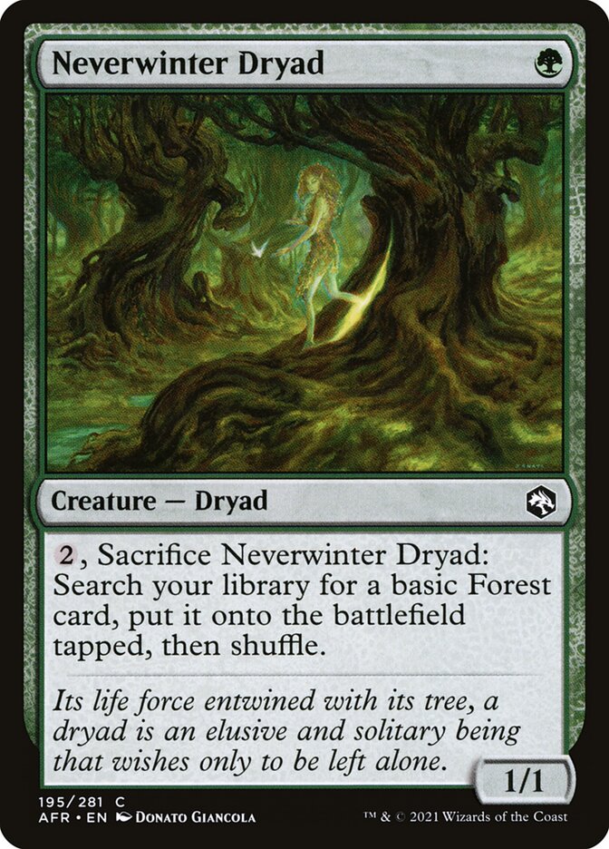 Neverwinter Dryad front