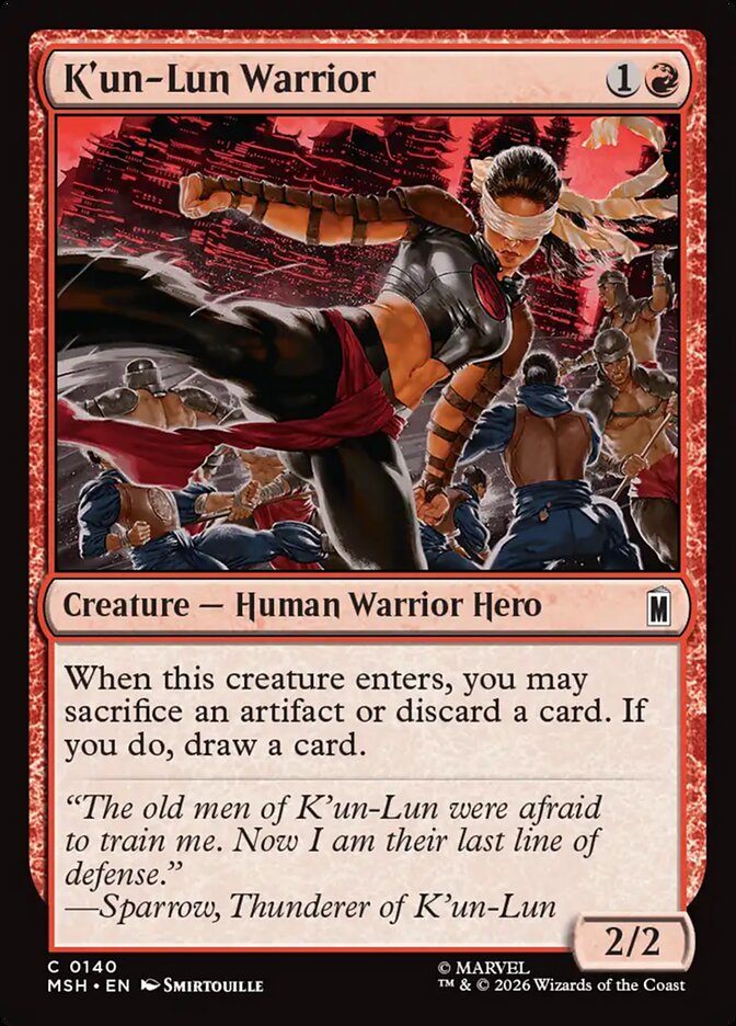 K'un-Lun Warrior front