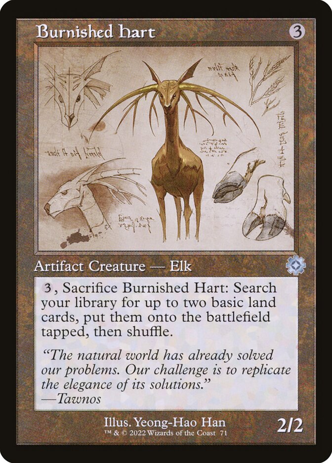 Burnished Hart front