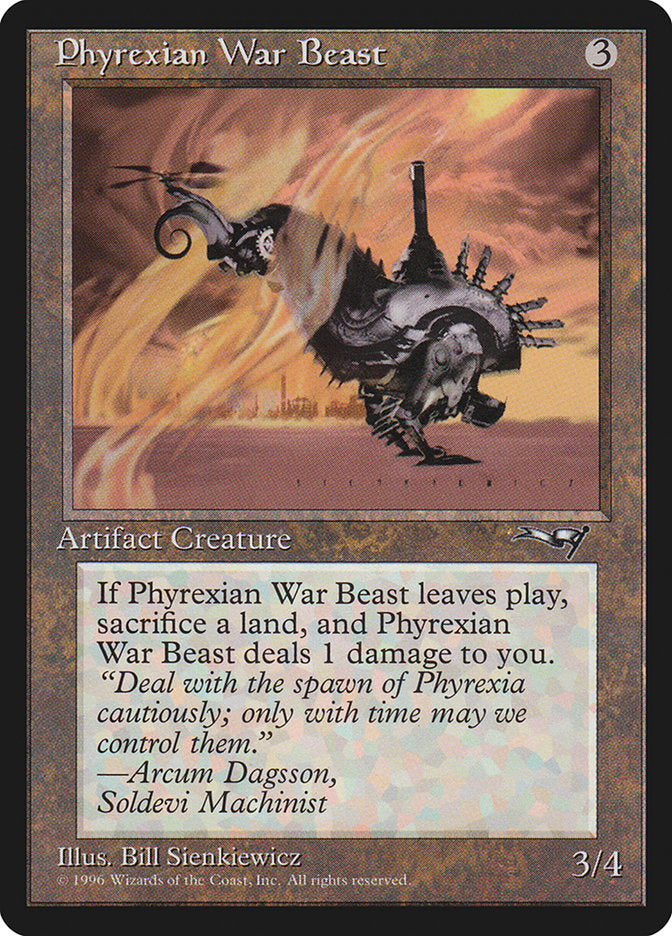 Phyrexian War Beast front