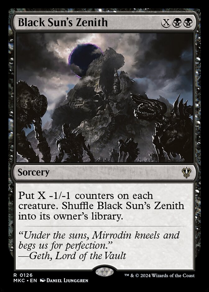 Black Sun's Zenith front