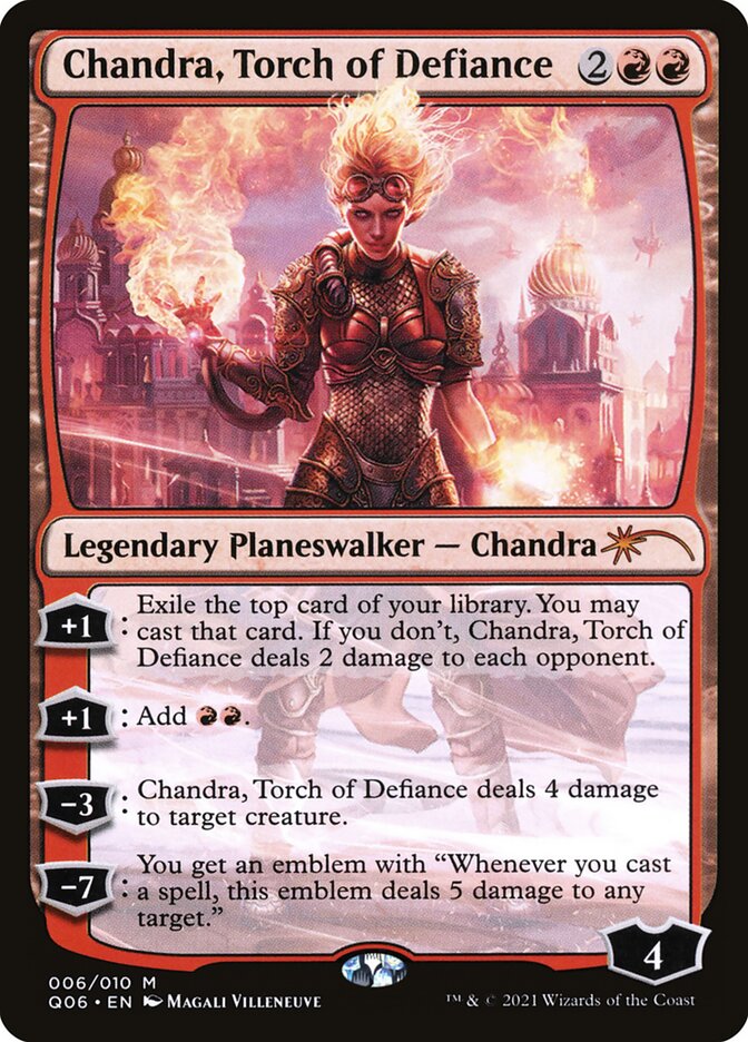 Chandra, Torch of Defiance front