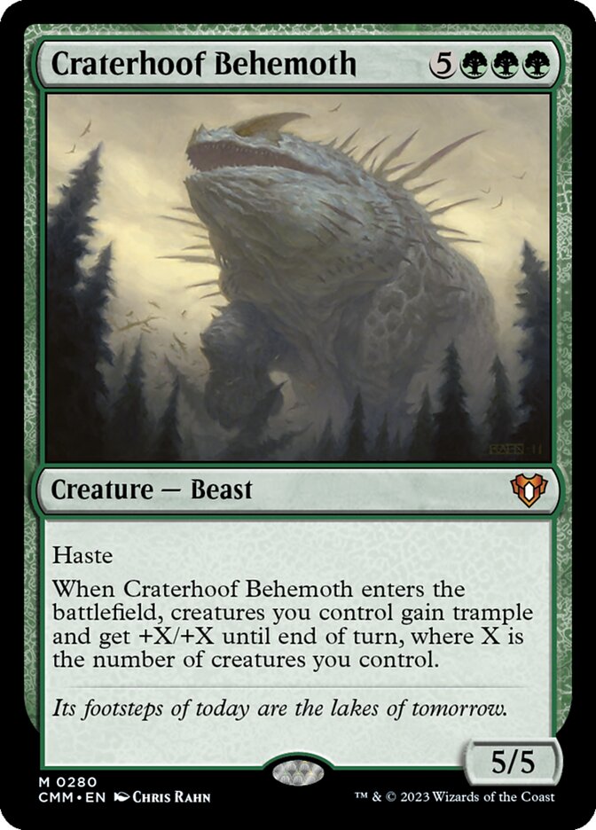 Craterhoof Behemoth front