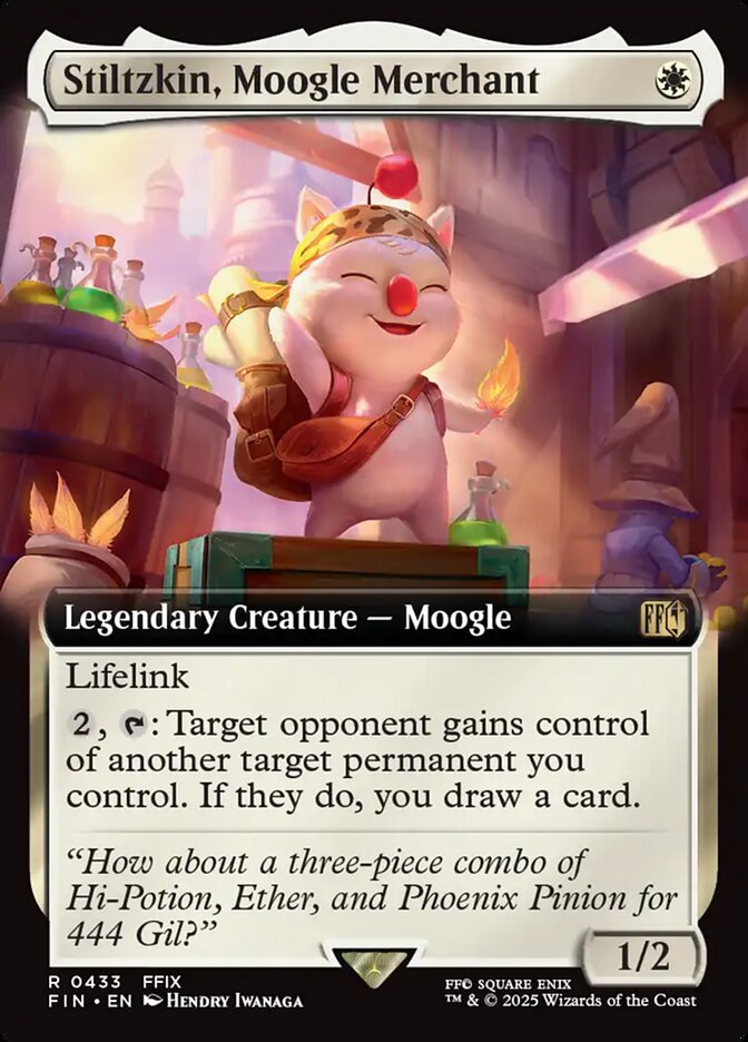 Stiltzkin, Moogle Merchant front