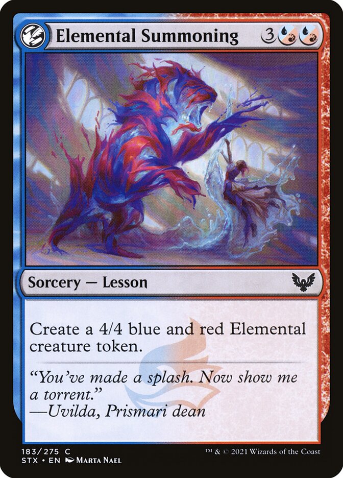 Elemental Summoning front