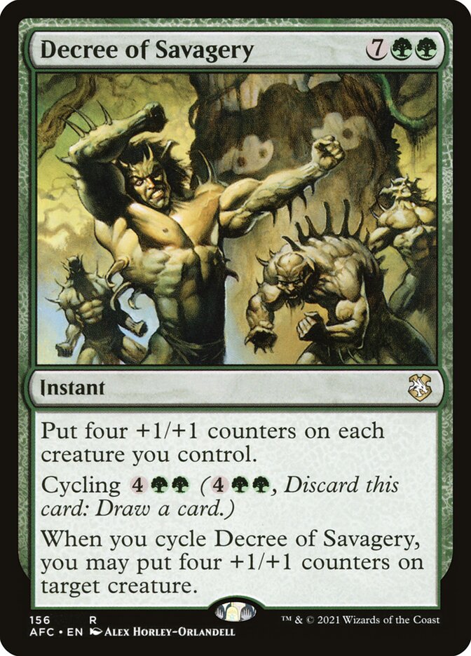 Decree of Savagery front