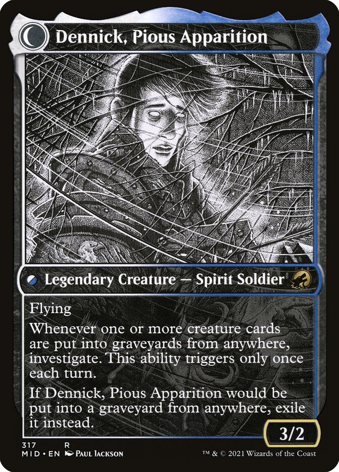 Dennick, Pious Apprentice // Dennick, Pious Apparition back