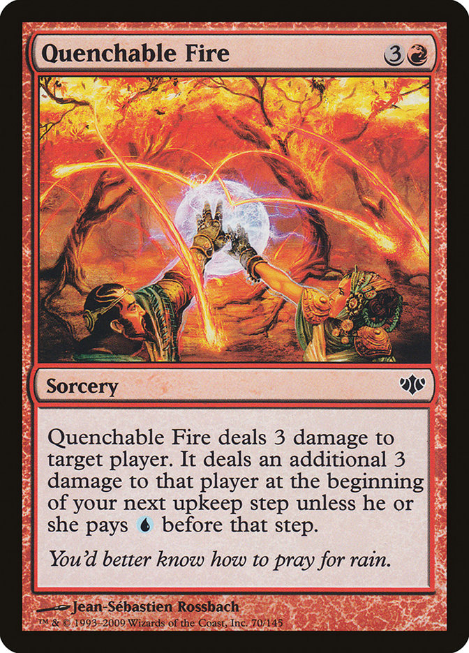 Quenchable Fire front