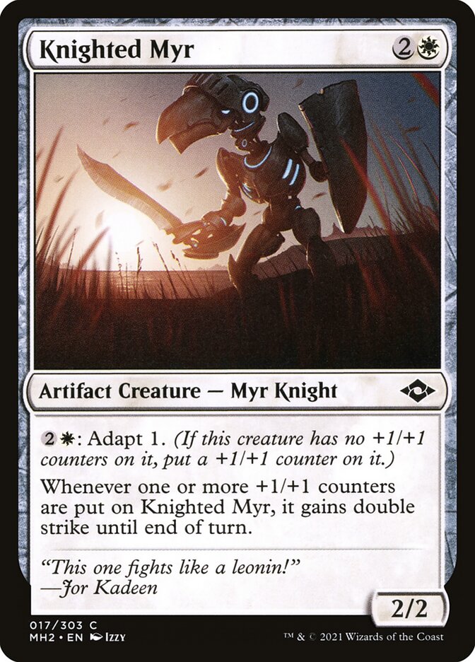 Knighted Myr front