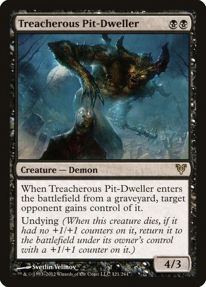 Treacherous Pit-Dweller front