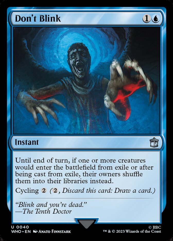 Don't Blink front