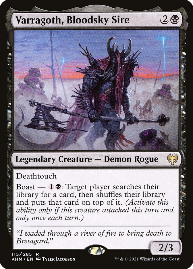 Varragoth, Bloodsky Sire front