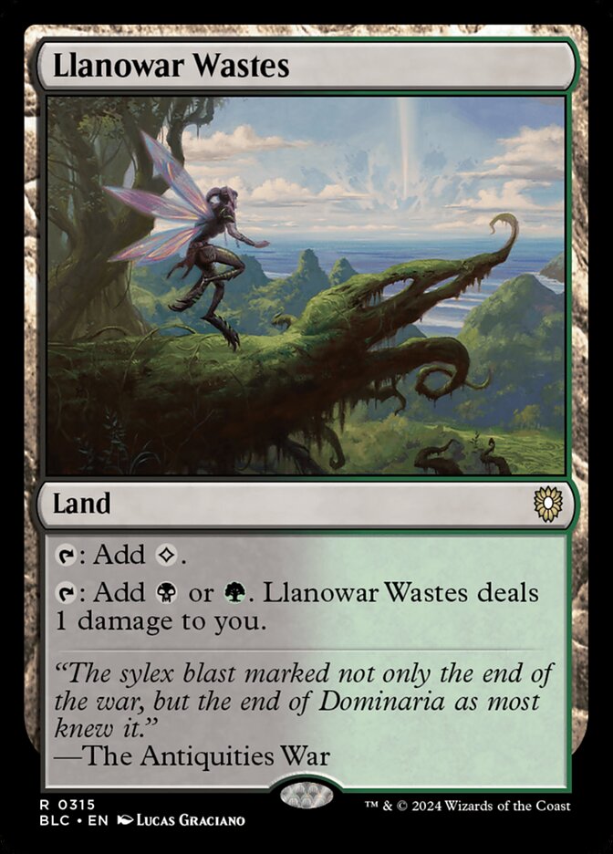 Llanowar Wastes front