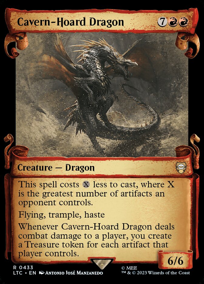 Cavern-Hoard Dragon front