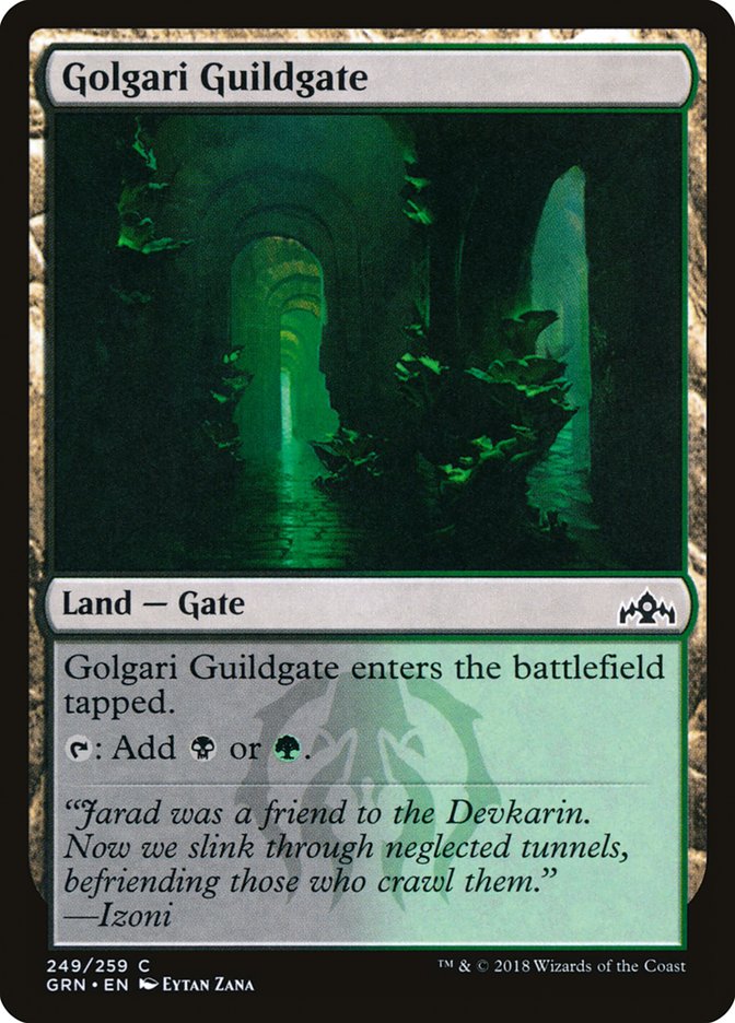 Golgari Guildgate front