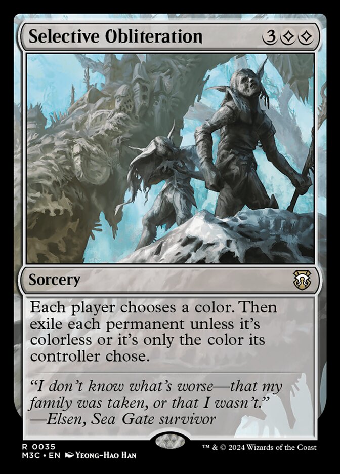 Selective Obliteration front