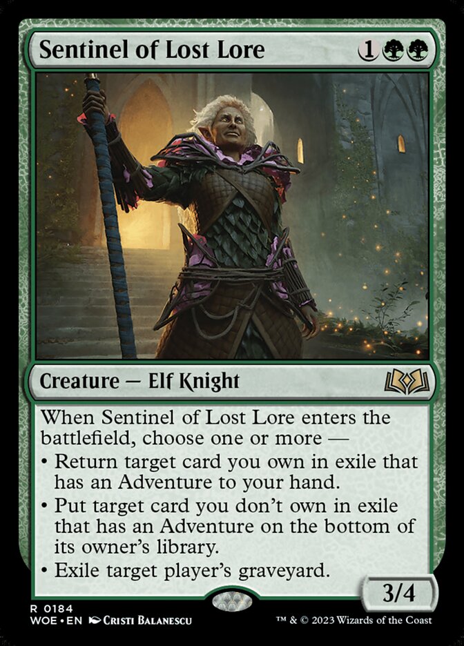 Sentinel of Lost Lore front