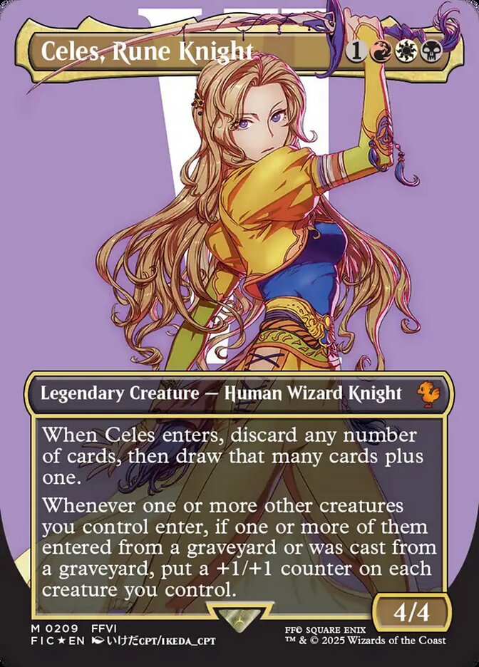 Celes, Rune Knight front