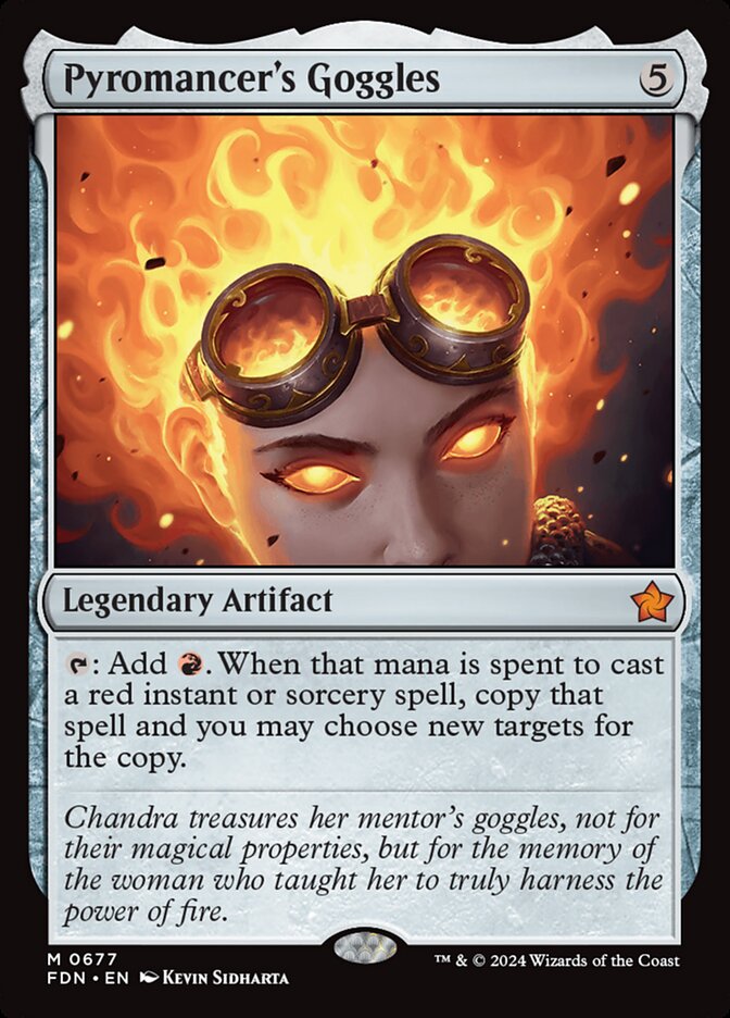 Pyromancer's Goggles front