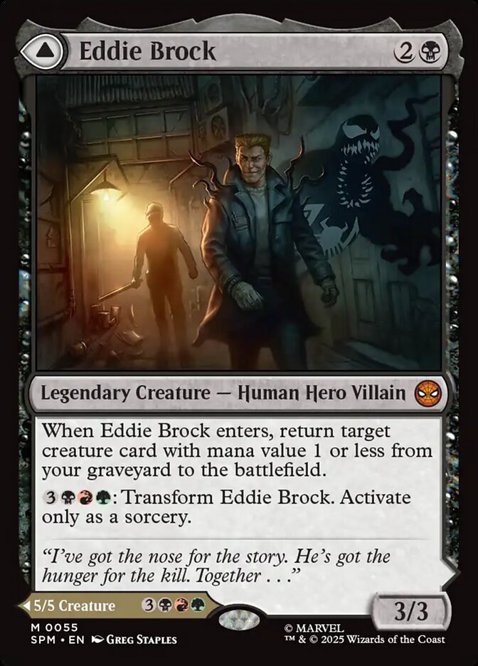 Eddie Brock // Venom, Lethal Protector front