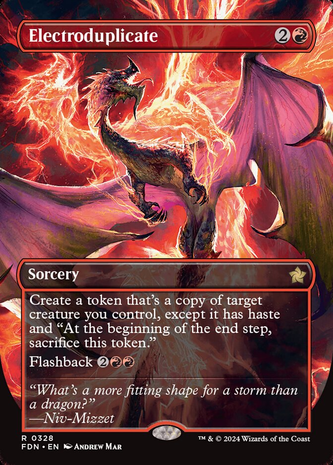 Electroduplicate front