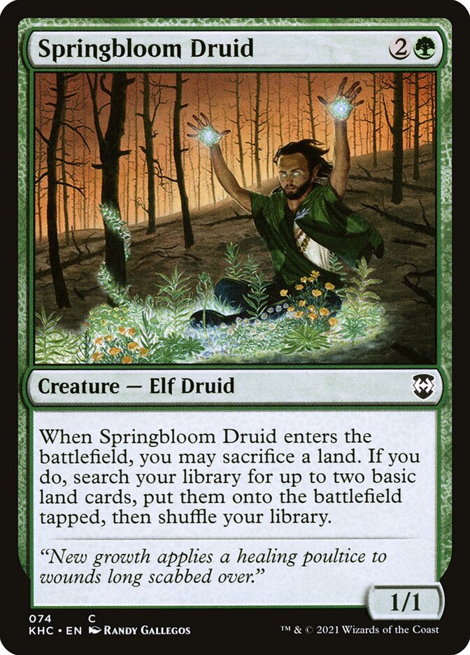 Springbloom Druid front