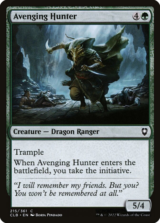 Avenging Hunter front