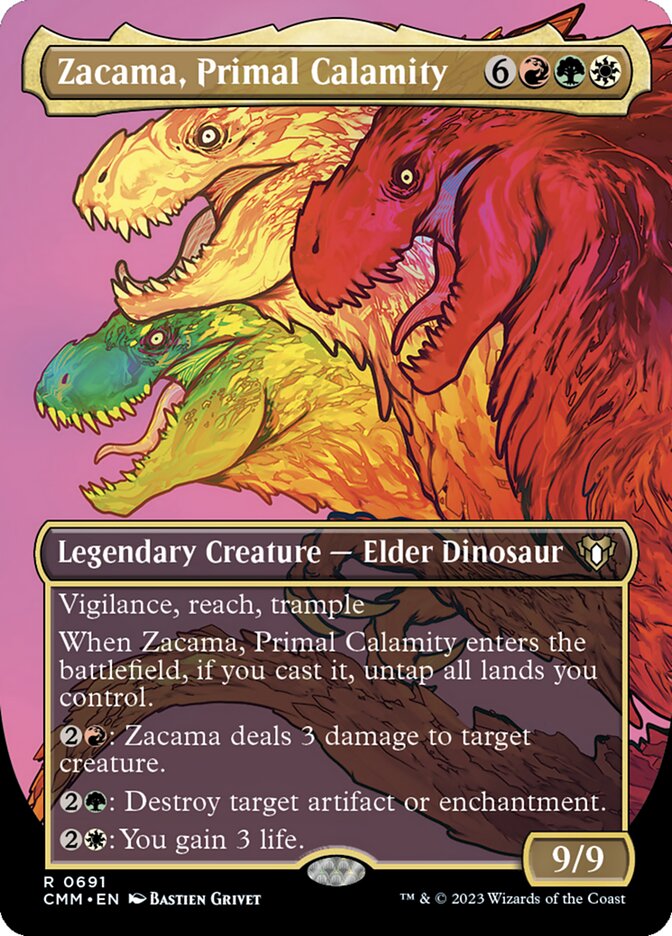 Zacama, Primal Calamity front