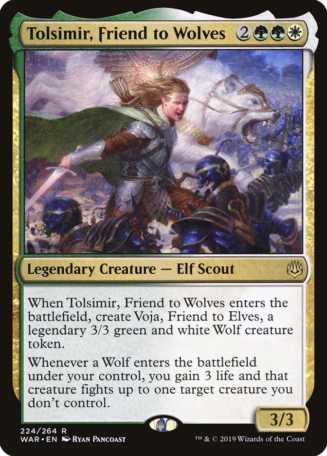 Tolsimir, Friend to Wolves front