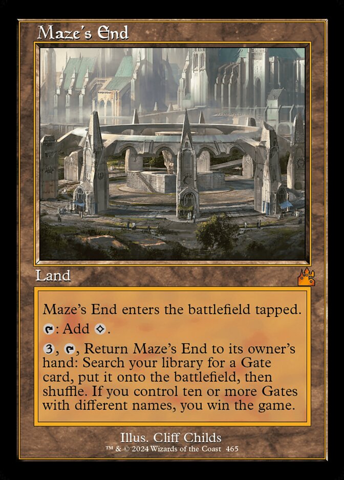 Maze's End front