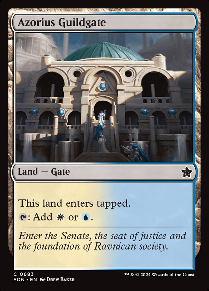 Azorius Guildgate front
