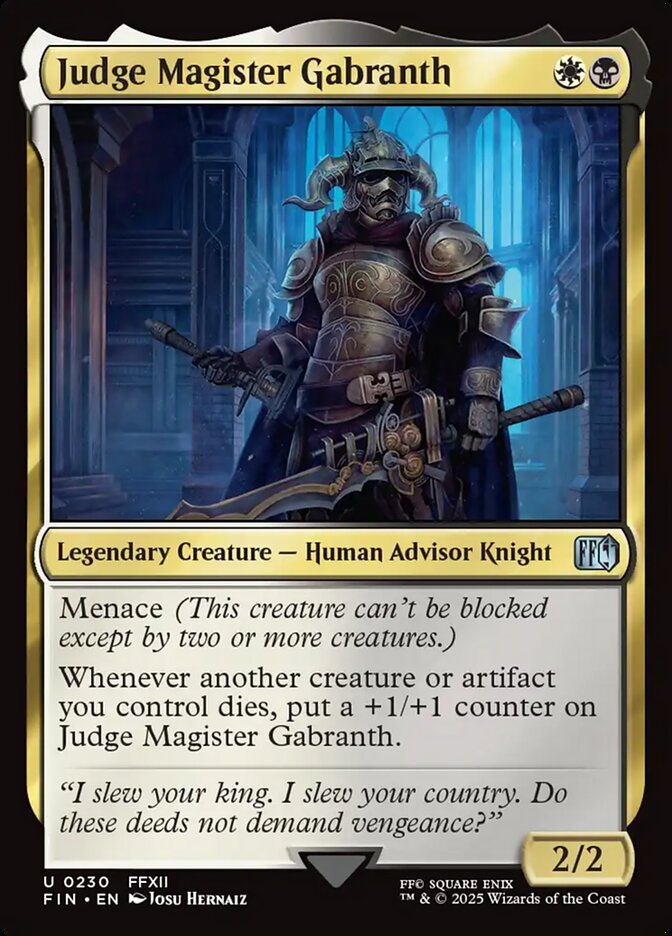Judge Magister Gabranth front