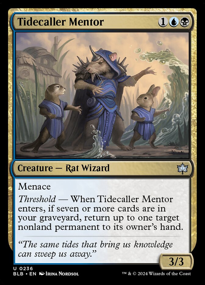Tidecaller Mentor front