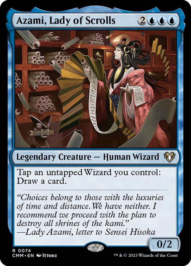 Azami, Lady of Scrolls front