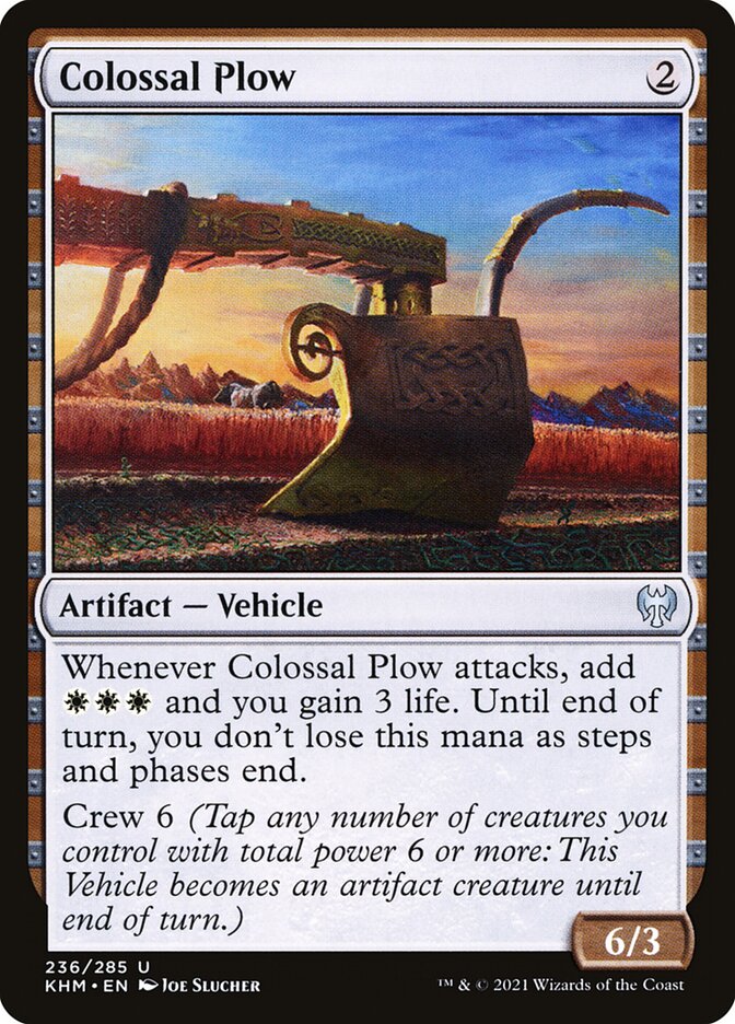 Colossal Plow front