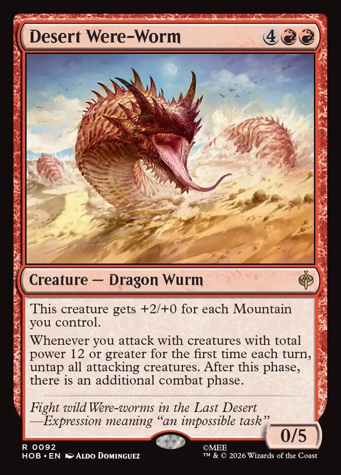 Desert Were-Worm front