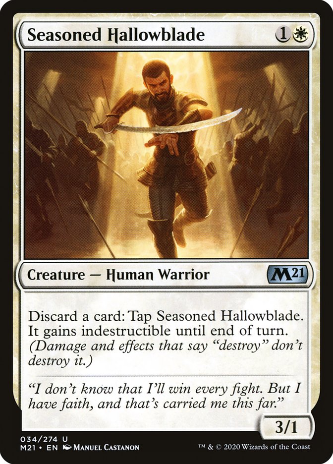 Seasoned Hallowblade front
